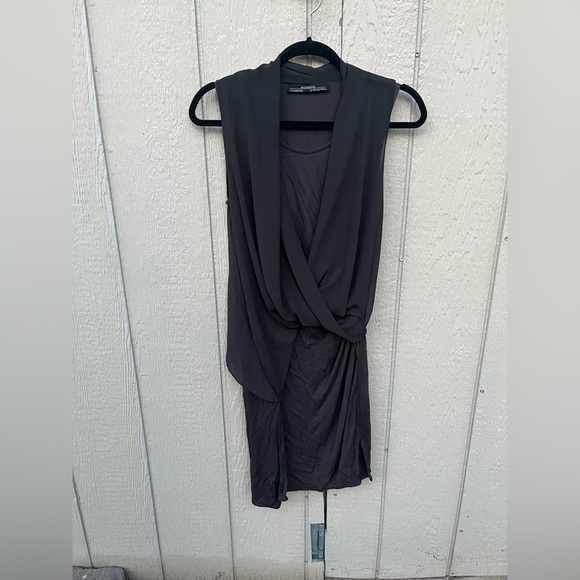 All Saints Abi Dress Black Size 4 - Picture 2 of 6